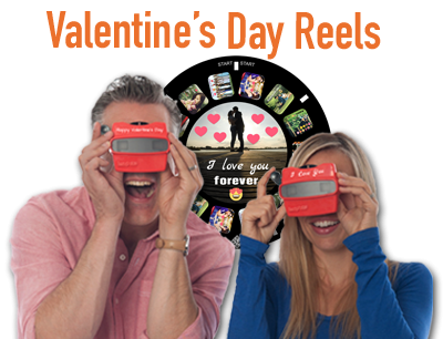 A RetroViewer is a perfect gift to highlight your relationship on Valentine's Day