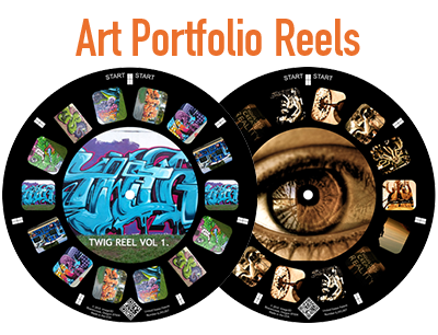 Show off your artwork on a custom reel